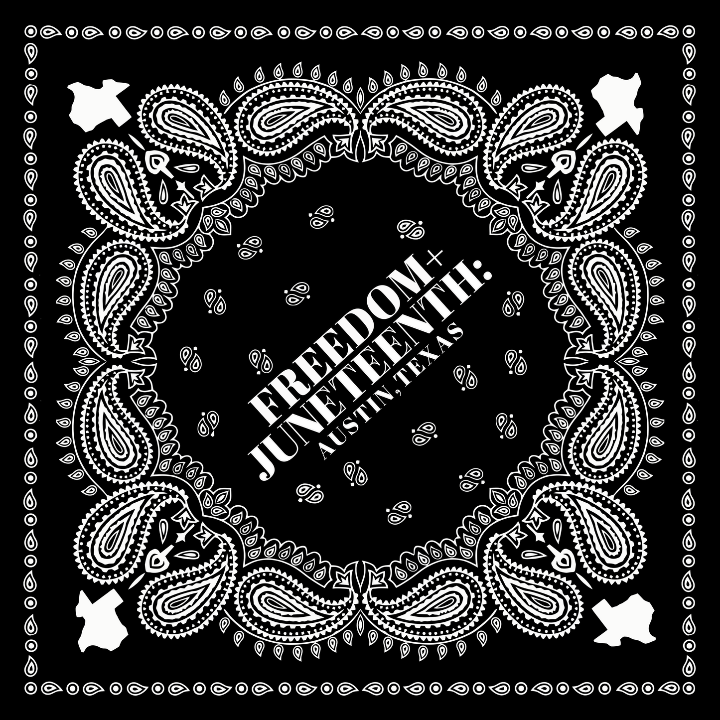 Juneteenth Legacy Bandana - BLACK