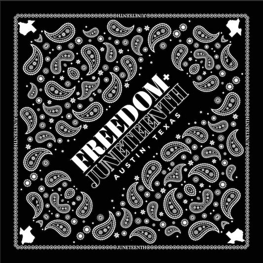 Juneteenth Jubilee Bandana - BLACK