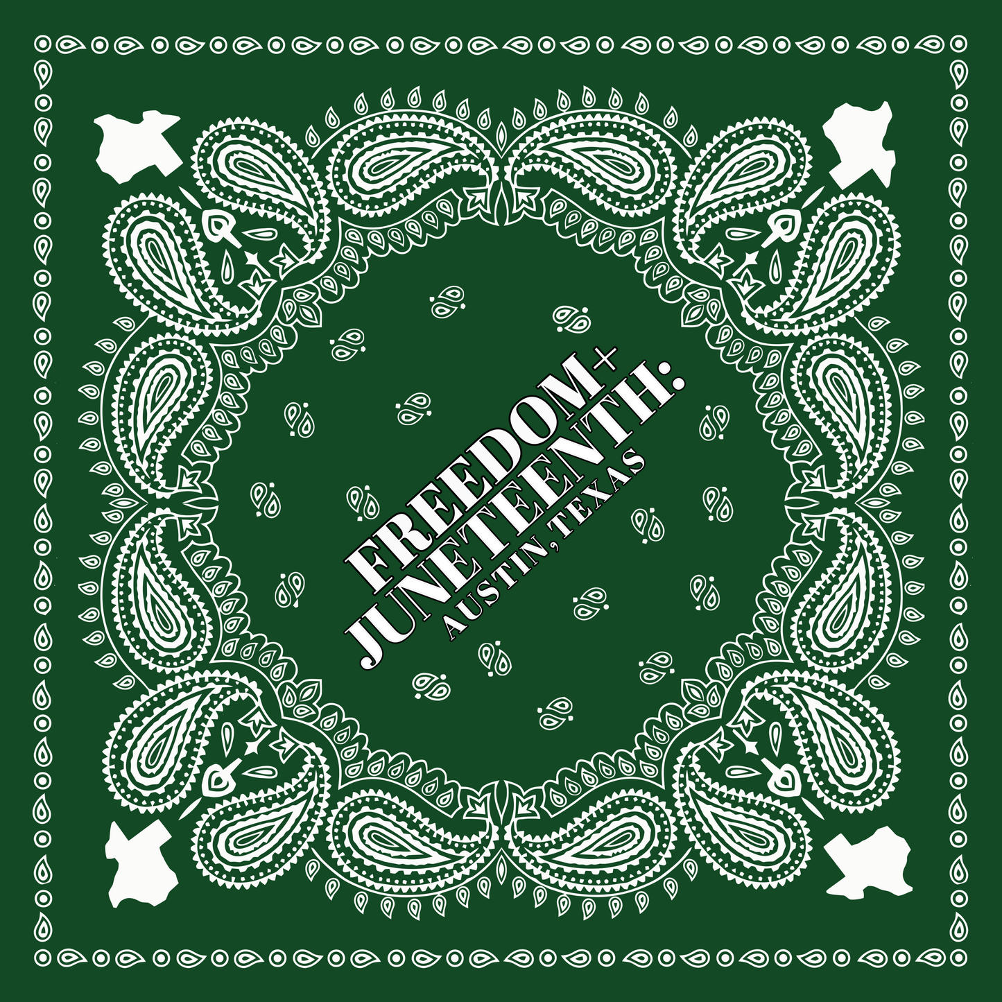 Juneteenth Legacy Bandana - GREEN