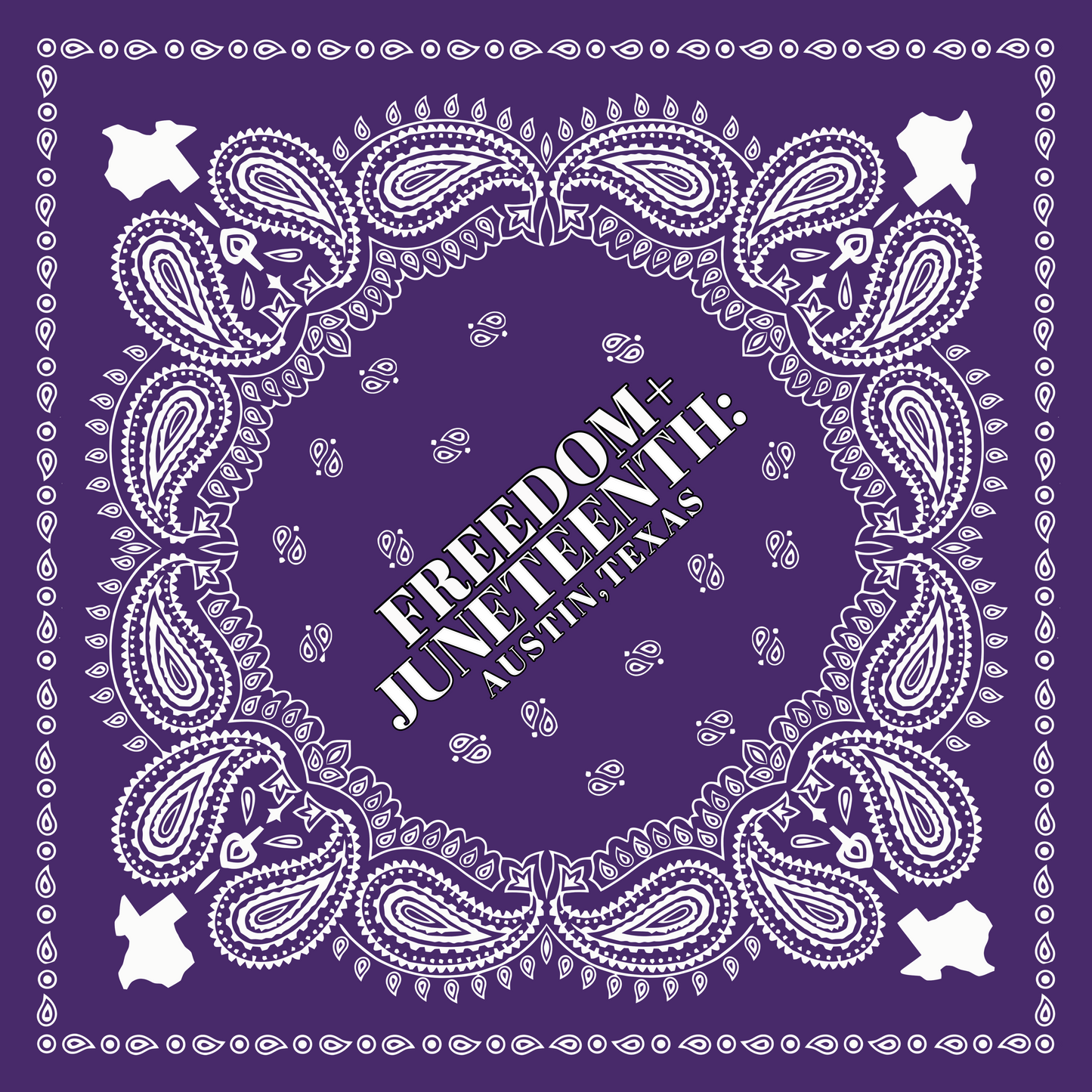 Juneteenth Legacy Bandana - PURPLE